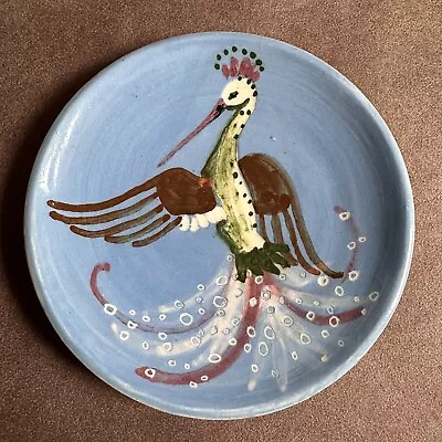 Buy Vintage Hand Painted Signed Martin Boyd Bird Australian Pottery Wall Plate • 28.28£