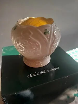 Buy Belleek Celtic Cachepot Signed And Dated • 25£