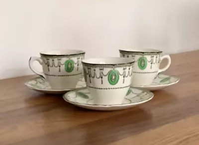 Buy Vintage Royal Doulton 'Countess' China D6316 ~ Espresso Cups And Saucers X 3. • 25£