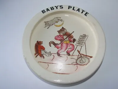Buy A Vintage Carlton Ware Baby's Plate ....Hey Diddle Diddle • 5.99£