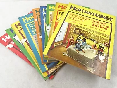 Buy 9 X Vintage Homemaker Magazine. 1973 • 9.99£