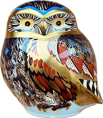 Buy ROYAL CROWN DERBY Fine Bone China LITTLE OWL PAPERWEIGHT First GOLD STOPPER Box • 85£
