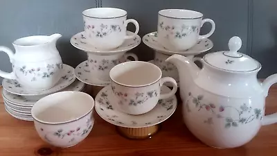 Buy Royal Doulton English China Expression Strawberry Fayre Tea Set Teapot • 39£