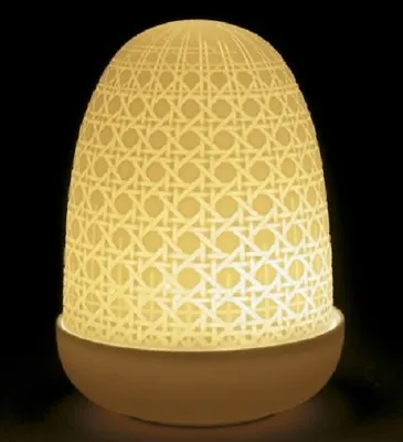 Buy Lladro Porcelain Wicker Dome Lamp 01023889 Was £190.00 Now £161.50 • 161.50£
