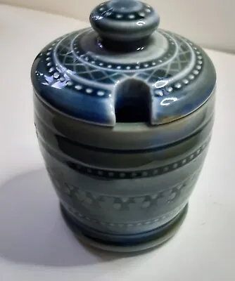 Buy Vintage Wade Irish Pottery Blue Grey Honey Preserve Jam Pot 4 X 3  Lovely Item  • 6.99£