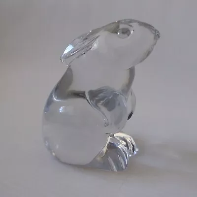 Buy Baccarat French Crystal Rabbit Bunny Figurine. Made In France, Glass Paperweight • 45£