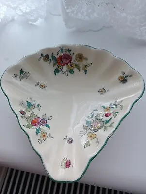 Buy Masons Patent Ironstone China Minuet Pattern England Triangular Floral Dish • 20£
