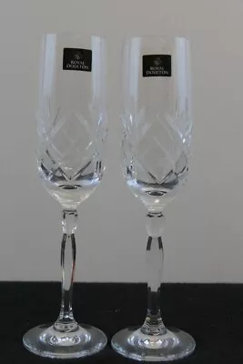 Buy Pair Of Royal Doulton Champagne Flutes • 29£