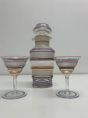 Buy Art Deco/ Vintage Glass Cocktail Set With Glasses • 100£