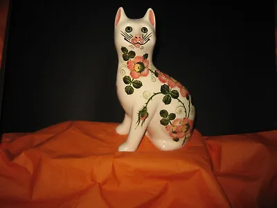 Buy Griselda Hill Pottery “Wemyss Ware” Cat With Floral Design 17.5 • 135£