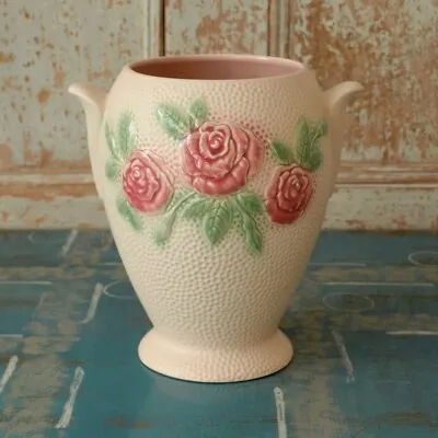 Buy Large Pink Floral Vase By Park Rose Of Bridlington • 22.99£