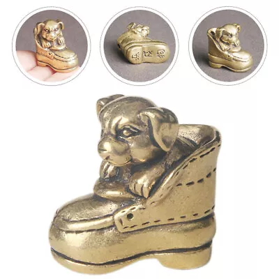 Buy  Dog Modeling Ornament Fengshui Figurine Miniture Decoration Office The • 9.95£