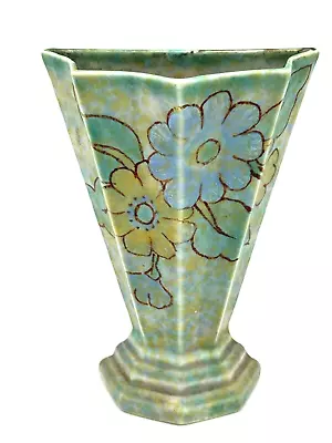 Buy Vintage Art Deco Crown Devon Wall Pocket Vase • 9.99£