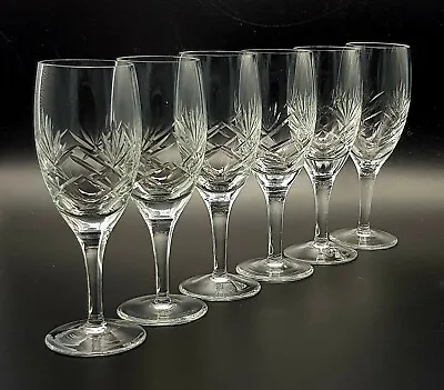 Buy Six Lovely High Quality Lead Crystal Sherry/Liqueur Glasses • 30£