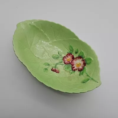 Buy Vintage Carltonware Hand Painted Australian Design Leaf Dish With Flower Design  • 11.99£