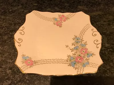 Buy Plant Tuscan China - Floral Cake Plate • 8£
