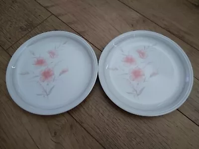 Buy 2 X Biltons Pottery Dinner Plates Pink Floral Vintage Retro Spring • 9.99£
