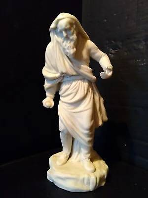 Buy Vintage Copeland Parian Ware Porcelain Bisque Statue Of Man With Beard. Used. • 69.99£