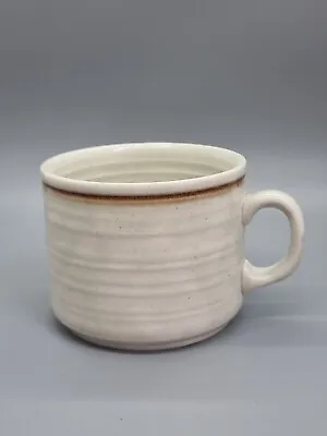 Buy 🌟Churchill Homespun Stoneware - Staffordshire - Cream & Brown Mug Cup🌟 • 2.75£