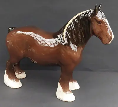 Buy Royal Doulton Shire Horse Figurine 818 In Brown Gloss • 40£