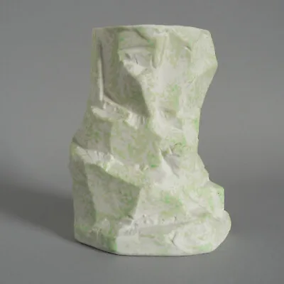 Buy Ben Thomas Porcelain 5  Iceberg Vase 107 Green Bisque Biscuit Hornsea Retro 80's • 21.95£