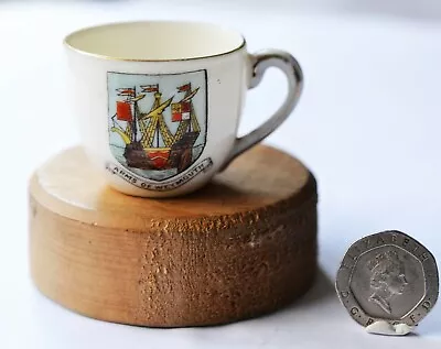 Buy Gemma Crested Ware China Small Tea Cup With Weymouth Coat Of Arms • 4.49£