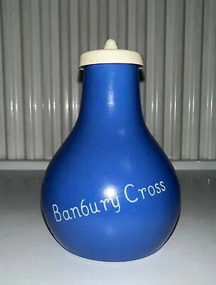 Buy New Devon Pottery Newton Abbot Salt Dispenser Blue Devon Ware ‘Banbury Cross’ En • 12.99£