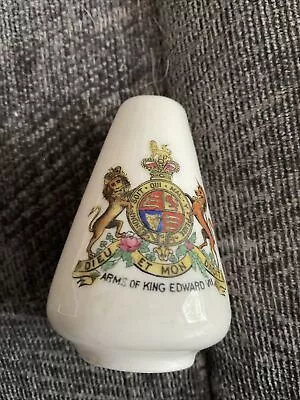 Buy Crested Ware Pot Arms Of King Edward Vii Carlton China • 2.49£