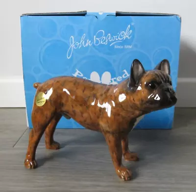 Buy John Beswick Pampered Pooches French Bulldog Dog Brindle Figurine Ornament Boxed • 18.99£