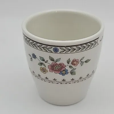 Buy Vintage Royal Doulton Kingswood T.C.11151  Small Egg Cup  Leaf Border Flowers  • 4£