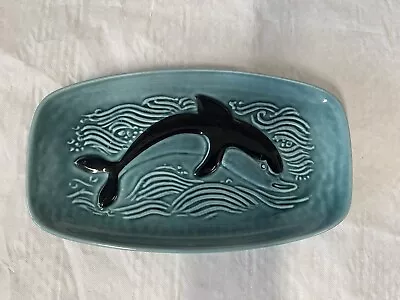 Buy (08) Pool Pottery Dolphin Embossed Dish • 9.99£