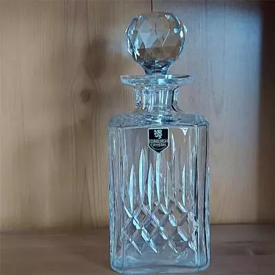Buy An Edinburgh  Crystal  Cut Glass   Decanter 24 Cm Tall • 26.98£