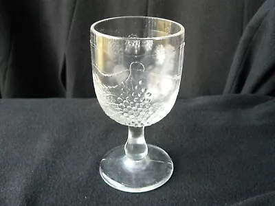 Buy Loganberry And Grape Goblet; Dalzell, Gilmore & Leighton Glass Co. #66 EAPG • 15.37£