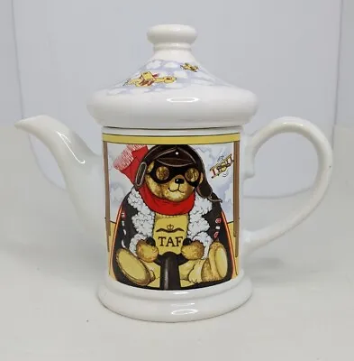 Buy WADE Made In England Porcelain Tea Pot.  Alex The Aviator” Designer Judy Wootten • 11.38£