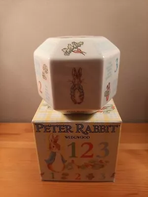 Buy Beatrix Potter Ceramic Money Box Peter Rabbit 123 Wedgwood  • 12£