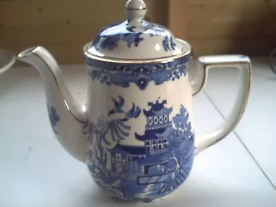 Buy Burleigh Ware Coffee Pot/tea Pot Willow Pattern • 34.99£