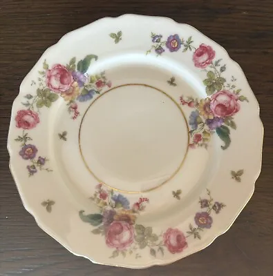 Buy Thomas Ivory Rosemont Bread Plate Bavaria Rose 6  W Porcelain Excellent Used • 5.68£