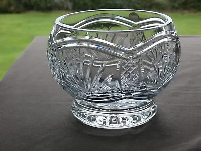 Buy Tyrone Crystal  5  CLONMEL Rose Bowl - Ex Cond - Stamped • 12.99£