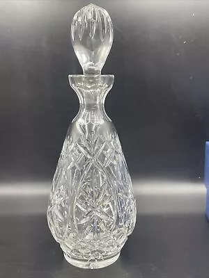Buy Vintage Decanter Heavy 11  Cut Glass For Port, Wine Or Sprit • 12.50£