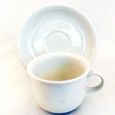 Buy THOMAS TREND WHITE Tea Cup & Saucer NEW NEVER USED Made In Germany • 28.94£
