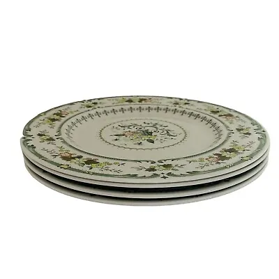 Buy Vintage Royal Doulton Provencal Dinner Plate X4 Plates Bone China Green White • 17.99£