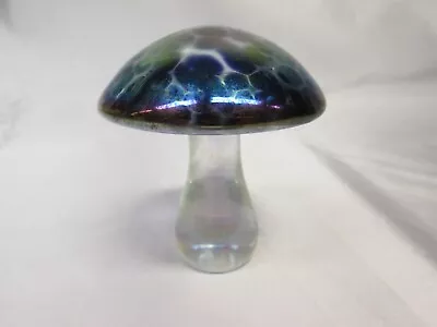 Buy Mushroom Art Glass Paperweight. • 5.99£