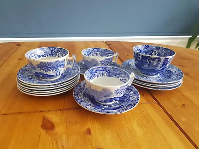 Buy Spode Blue Italian China Tea Set • 25£