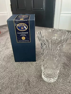 Buy Bohemia Czech Glass Crystal Vase Brand New With Box • 12.99£