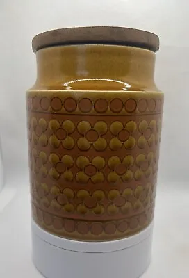 Buy Vintage Large Hornsea 70s Kitchen Storage Jar With Lid • 22£