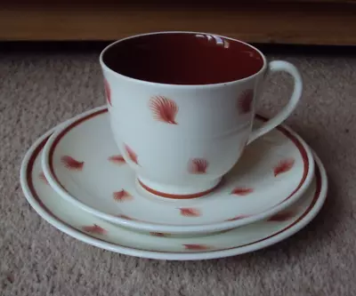 Buy Susie Cooper Whispering Grass Trio Bone China Teacup Saucer & Plate Vintage VGC • 14.99£