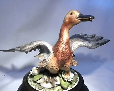 Buy Capodimonte Viertasca Large Bird  Duck Teal Ltd Ed 620/1000 • 99.99£