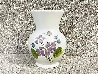 Buy Vintage Radford Pottery Vase Handpainted Floral Pattern • 23.99£