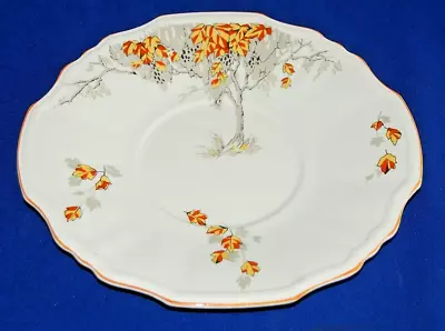 Buy Vintage Art Deco Alfred Meakin Marigold Tree Design Tab Handle Cake Plate, • 8.99£