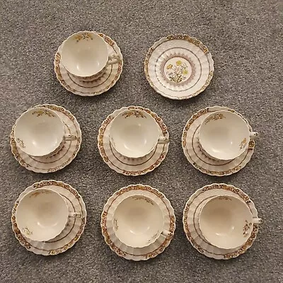 Buy Copeland Spode Buttercup England (7) Cups (2 Chipped) (8) Saucers Old Marking • 60£